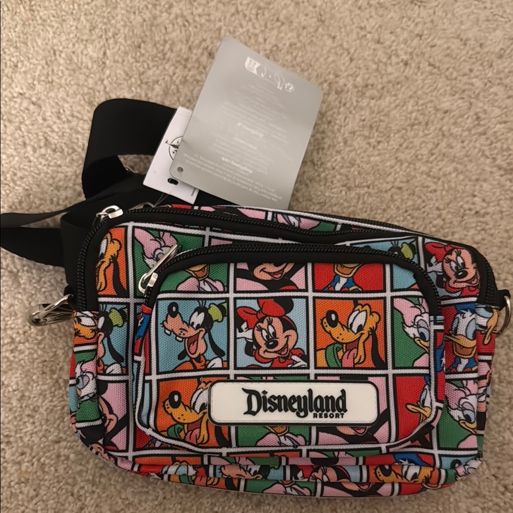 NWT Disneyland Mickey and Friends Fanny Pack